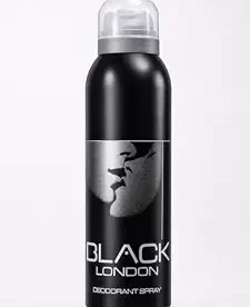 Black London Deodorant Spray for Men – Bold & Long Lasting Fragrance Body Spray (200ml)