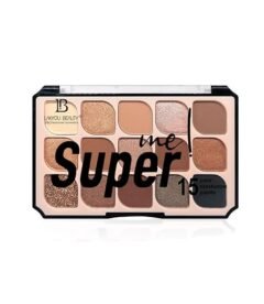Lakyou Beauty Super Me! 15 Color Eyeshadow Palette | Matte + Shimmer Shades | Highly Pigmented (01)