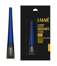 Lakme Forever Matte Liquid Eyeliner, Blue Water-proof | Long-lasting up to 14 hours 4.2ML
