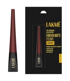 Lakme Forever Matte Liquid Eyeliner, Brown | Smudge-proof | Water-proof | Long-lasting up to 14 hours  4.2ML