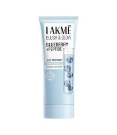 LAKME Blush & Glow, Blueberry + Peptide Gentle Jelly Facewash, 100g,