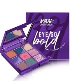 Nykaa Cosmetics 9 in 1 Highly Blendable Eyeshadow Palette - Eye Go Bare  (9g)