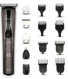 Ikonic Me 5 in 1 Express Groomer Trimmer with 5 Grooming Attachments & 90-Minute Runtime