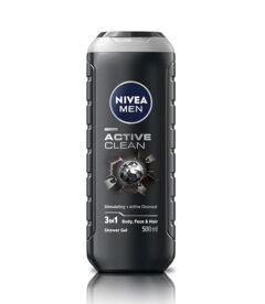 NIVEA MEN Active Clean Shower Gel,500 ml (Pack of 1)