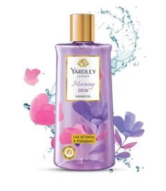 Yardley London| Shower Gel| Morning Dew| With Natural Oils Of Lily Of The Valley & Frangipani| No Parabens| No Silicones | 250ml