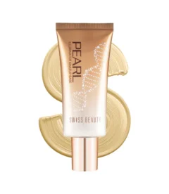 SWISS BEAUTY Pearl Illuminator Makeup Base 35g   01  Golden-Pink