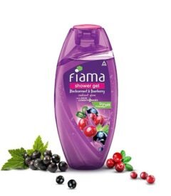 Fiama Body Wash Shower Gel Blackcurrant & Bearberry, 250ml,