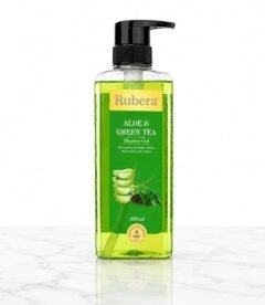 Shower Gel with Aloe Vera & Green Tea Extract – Refreshing Body Wash for Men & Women, Hydrating & Deep Cleansing Formula, 500ml