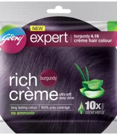 Godrej Expert Rich Creme Hair Colour - Shade 4.16 Burgundy 11g + 11ml