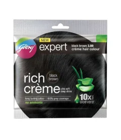 GODREJ RICH CREME 3.00 BLACK BROWN 11g+11ml