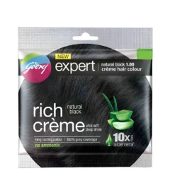 GODREJ RICH CREME 1.00 NATURAL BLACK 11G+11ML