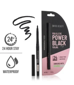 SWISS BEAUTY You & Eye Power Black Pencil Kajal 0.30g