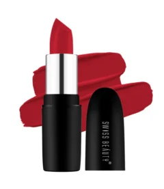 SWISS BEAUTY Pure Matte Lipstick   221 Hot Red
