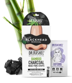 DR.RASHEL Beauty Elixirs Bamboo Charcoal Nose Pore Strips for Blackhead Removal 10N